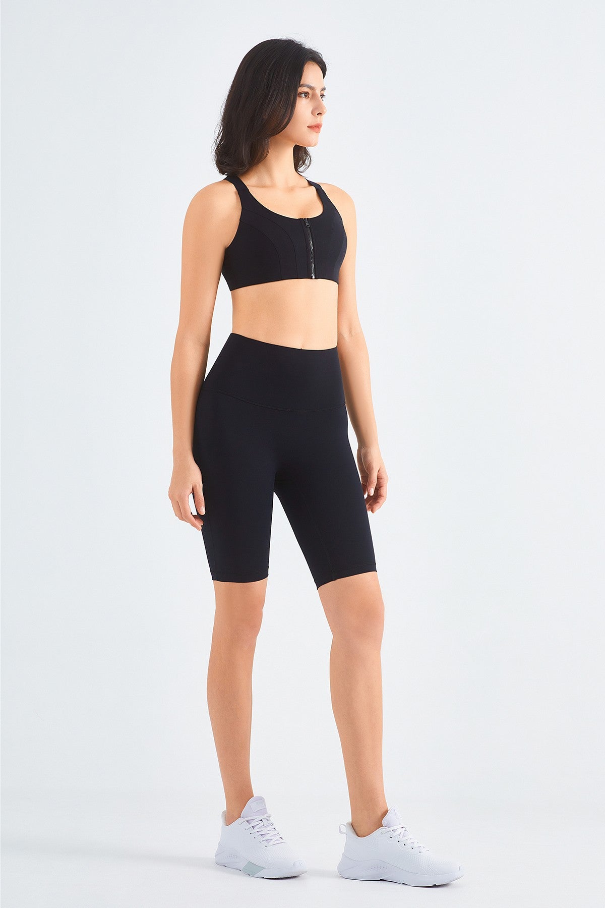 Front Closure Racerback Sports Bra by bornfocus