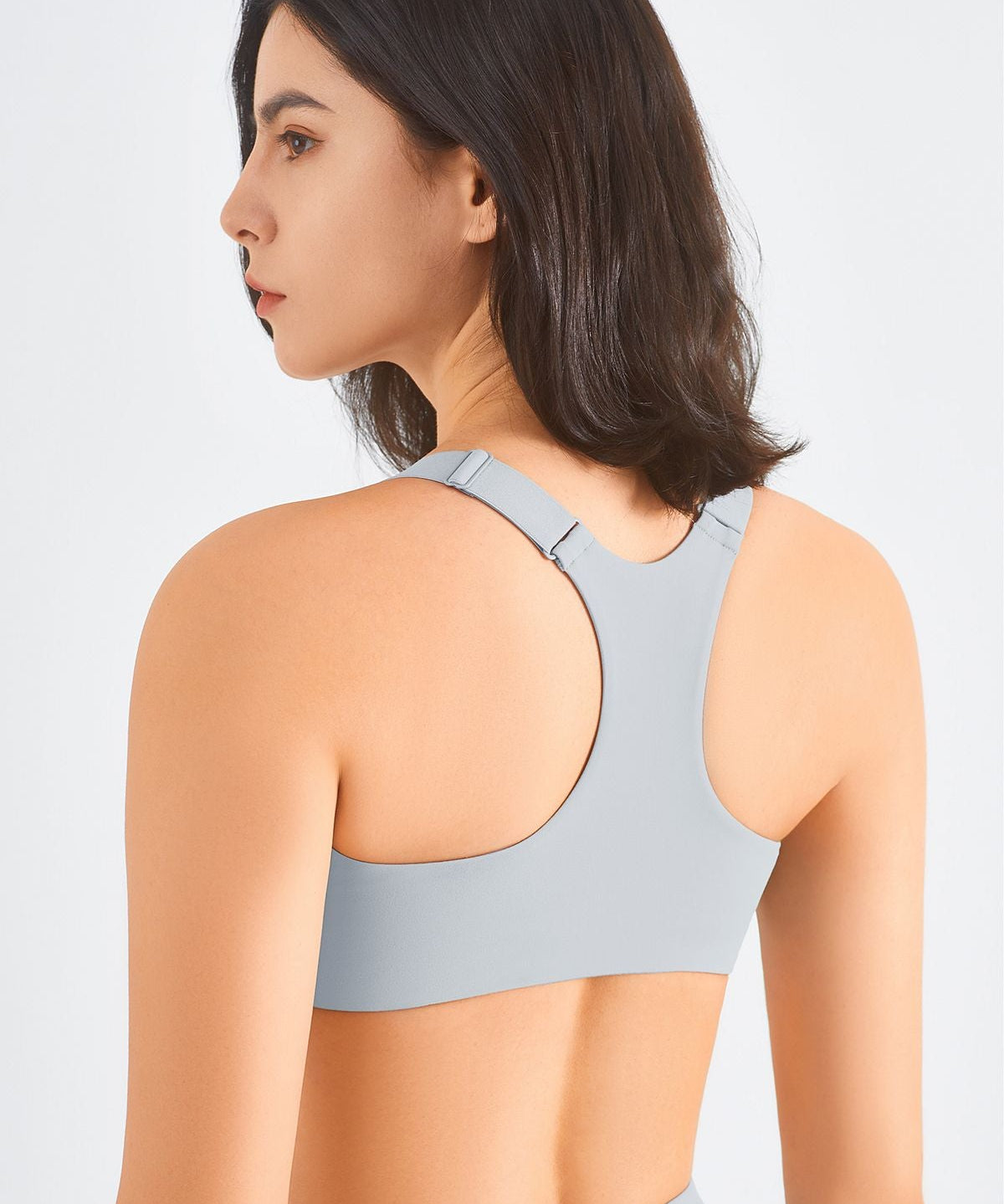 Front Closure Racerback Sports Bra by bornfocus