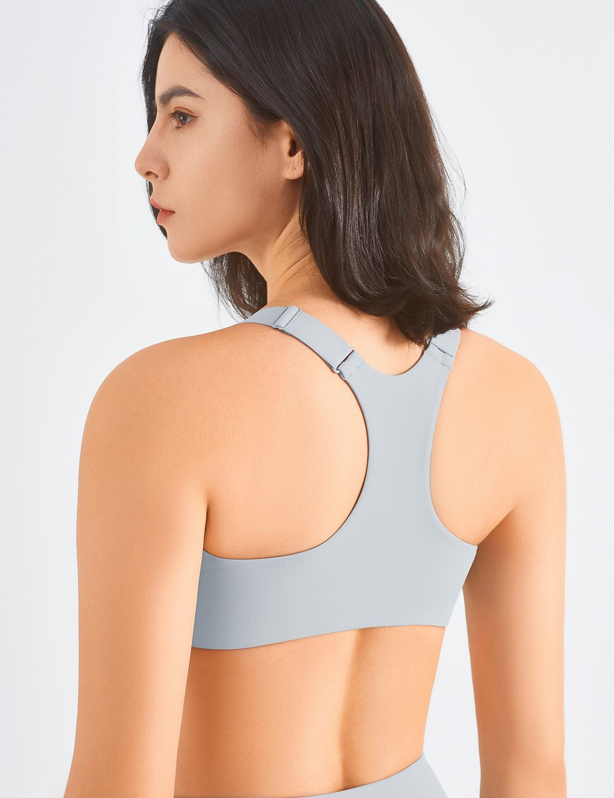 Front Closure Racerback Sports Bra by bornfocus