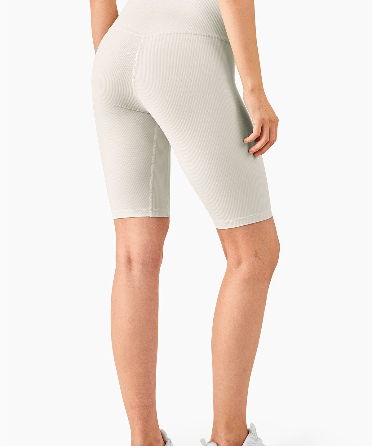 Ribbed Seamless Yoga Shorts by bornfocus