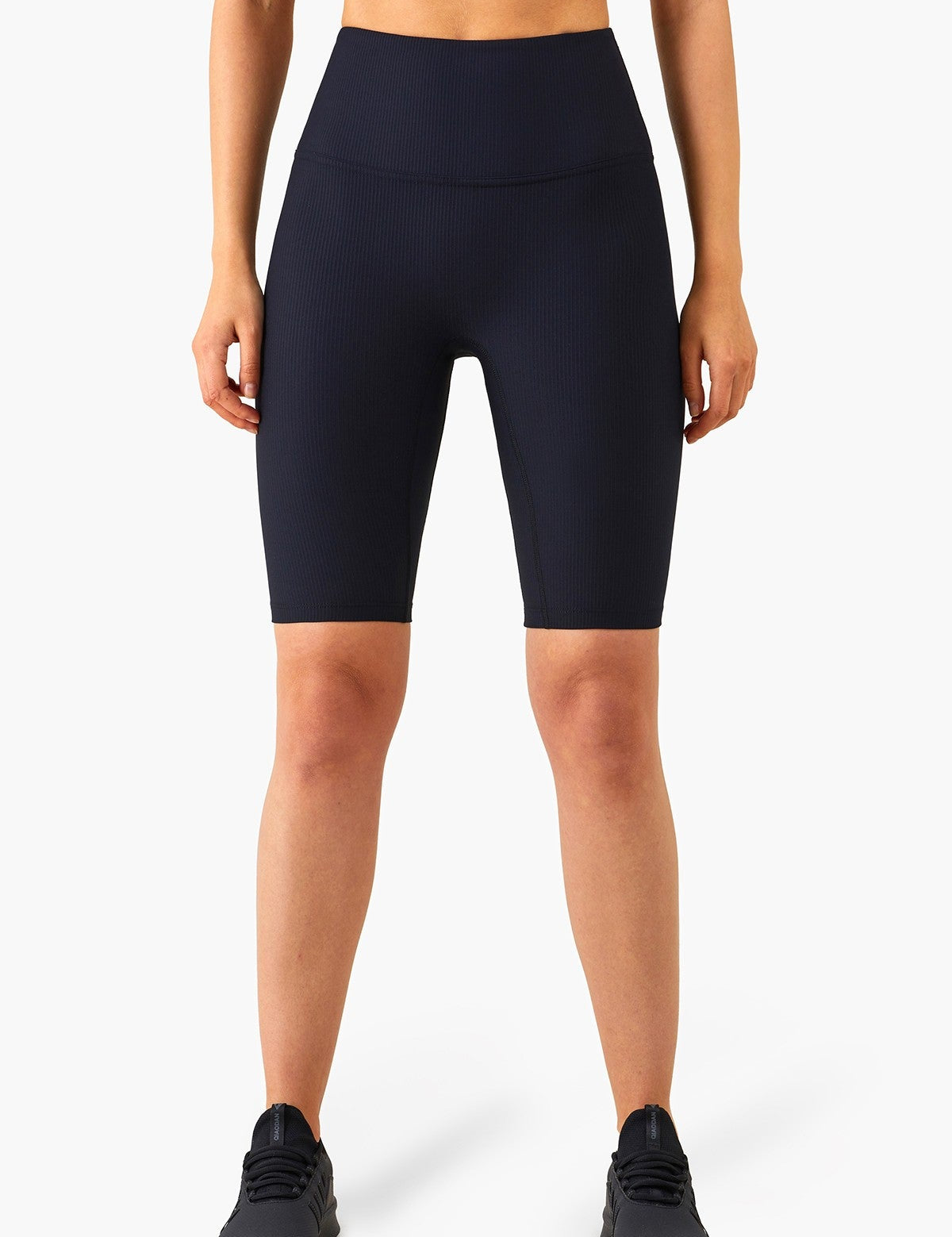 Ribbed Seamless Yoga Shorts by bornfocus