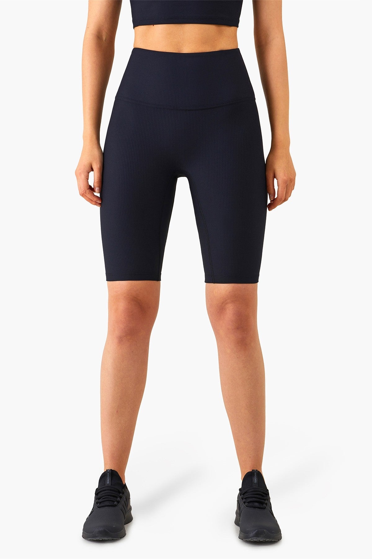 Ribbed Seamless Yoga Shorts by bornfocus