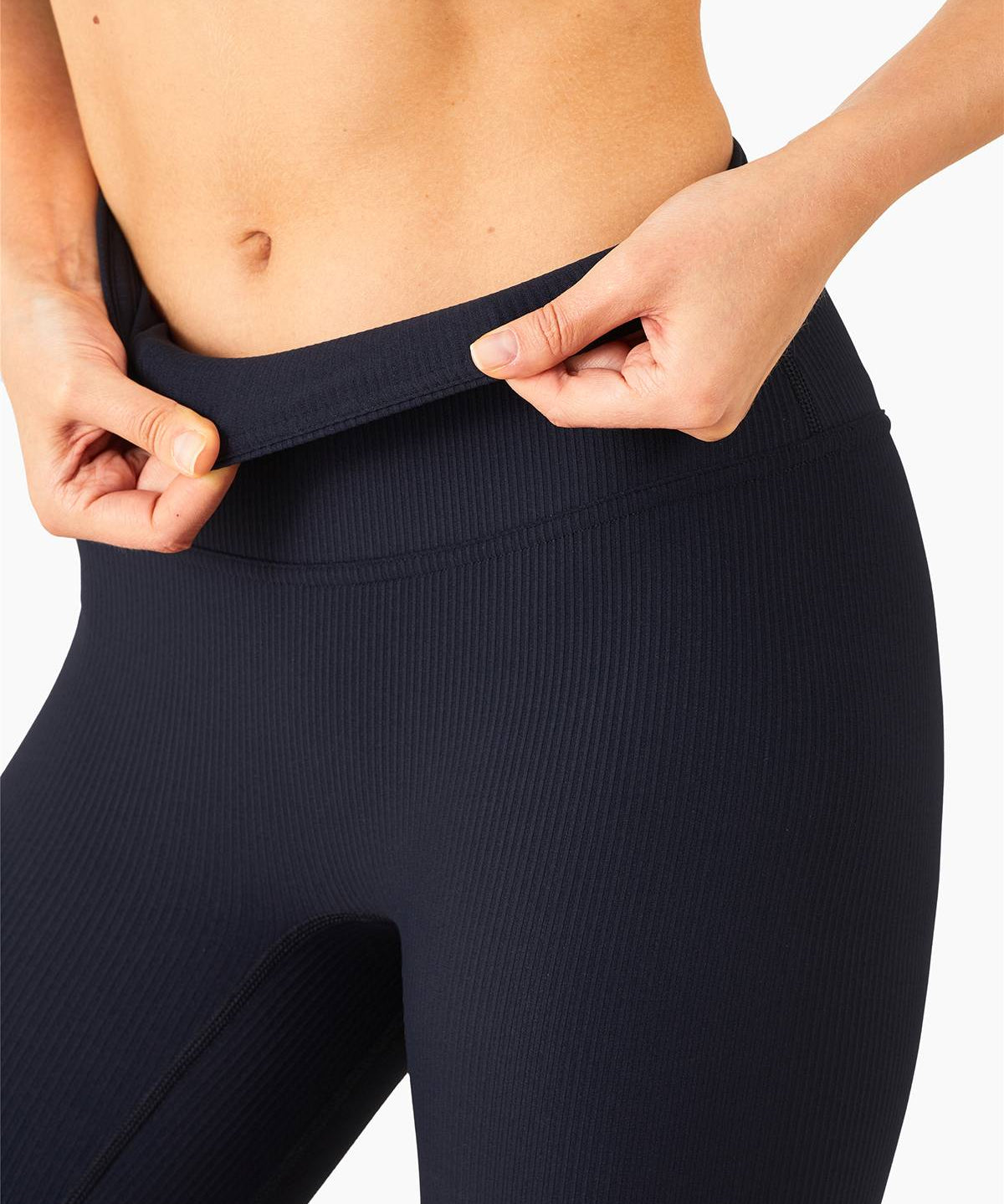 Ribbed Seamless Yoga Shorts by bornfocus