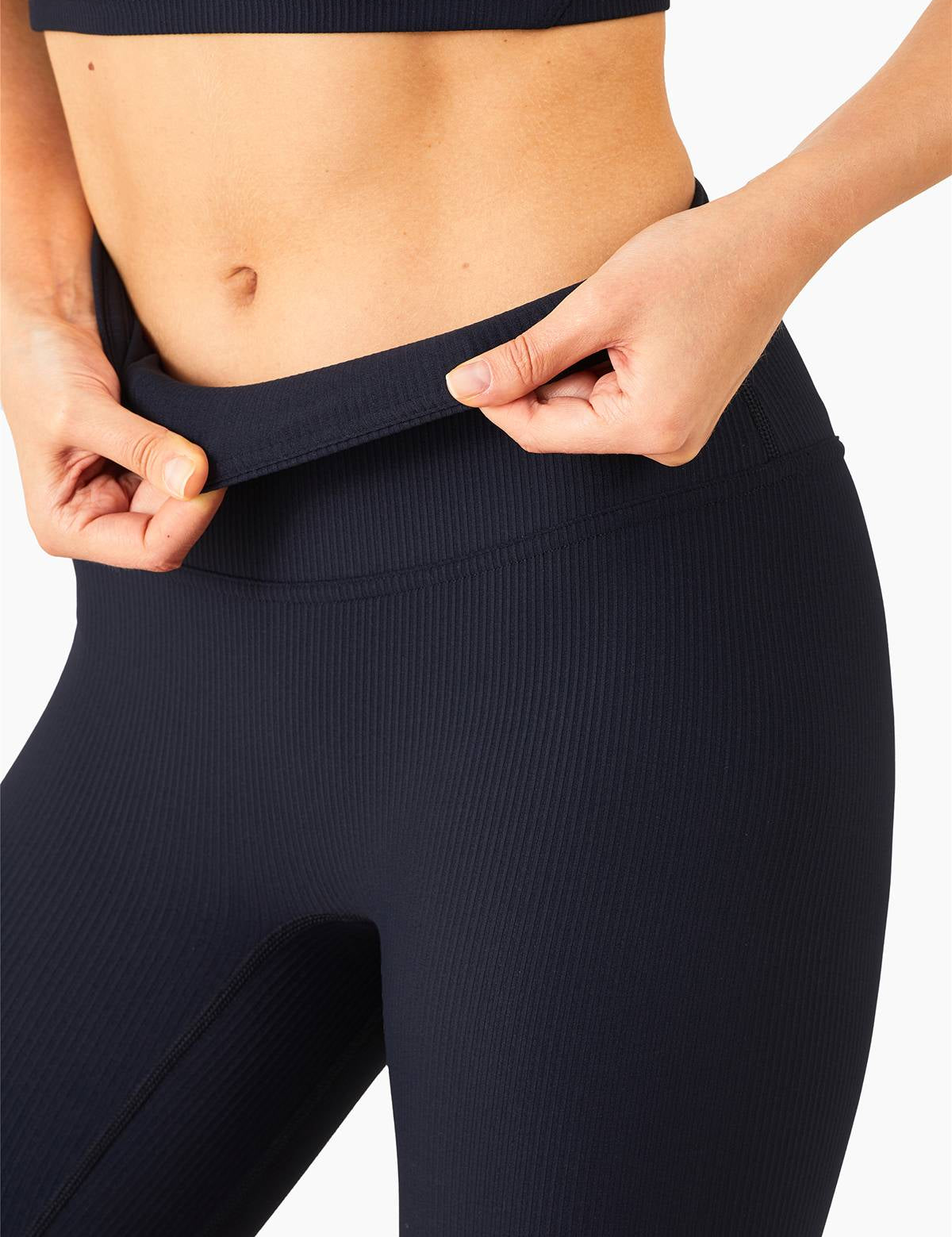 Ribbed Seamless Yoga Shorts by bornfocus