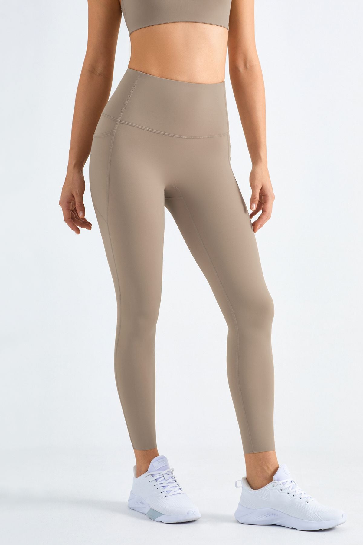 High-Rise Gym Leggings with Pockets by bornfocus