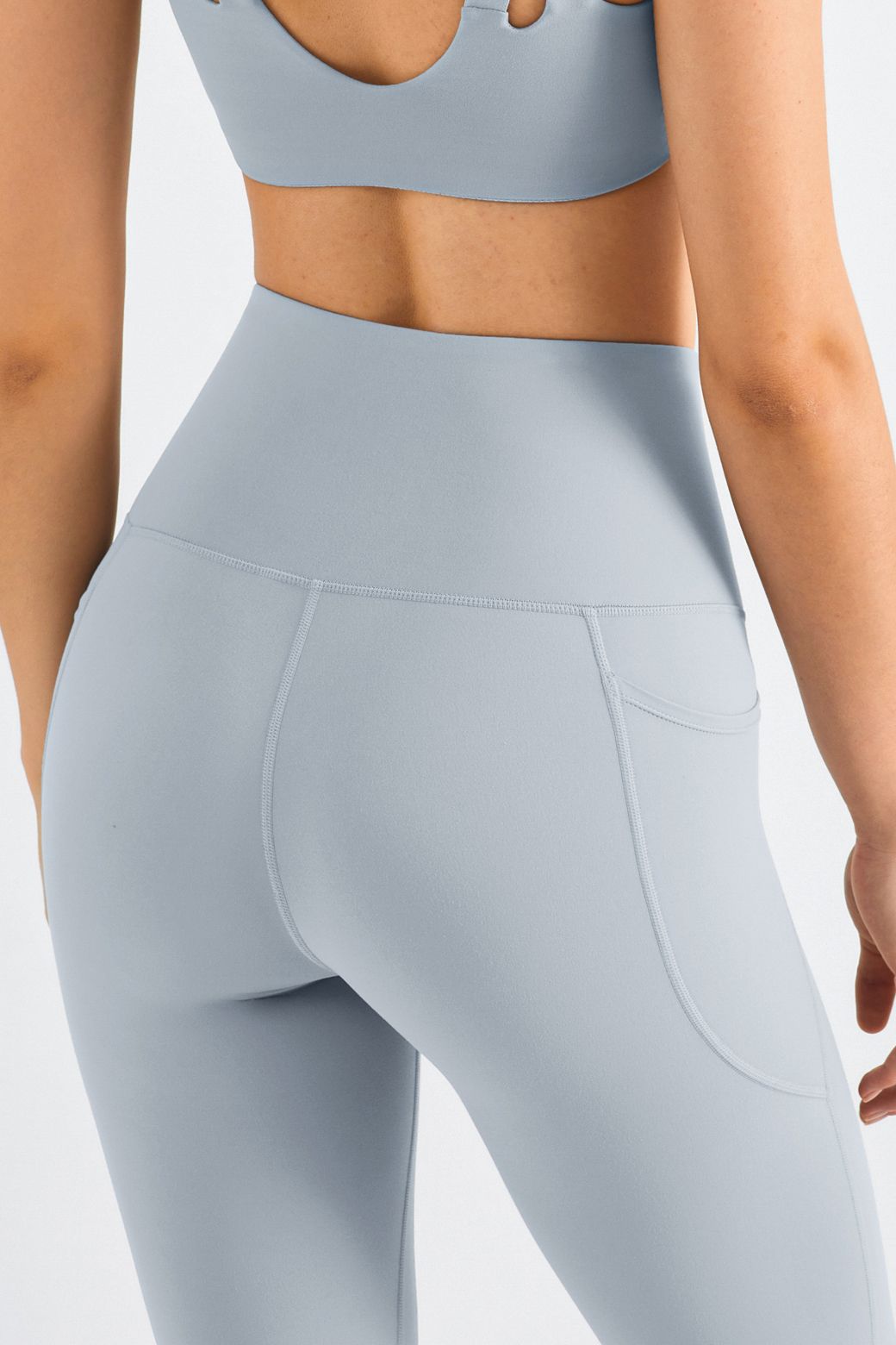 High-Rise Gym Leggings with Pockets by bornfocus