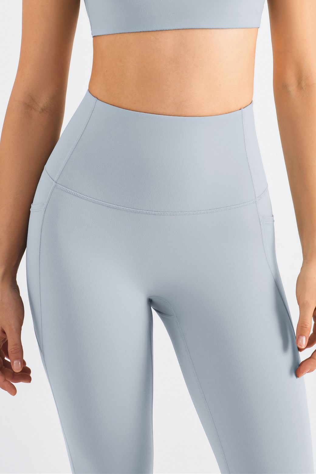 High-Rise Gym Leggings with Pockets by bornfocus