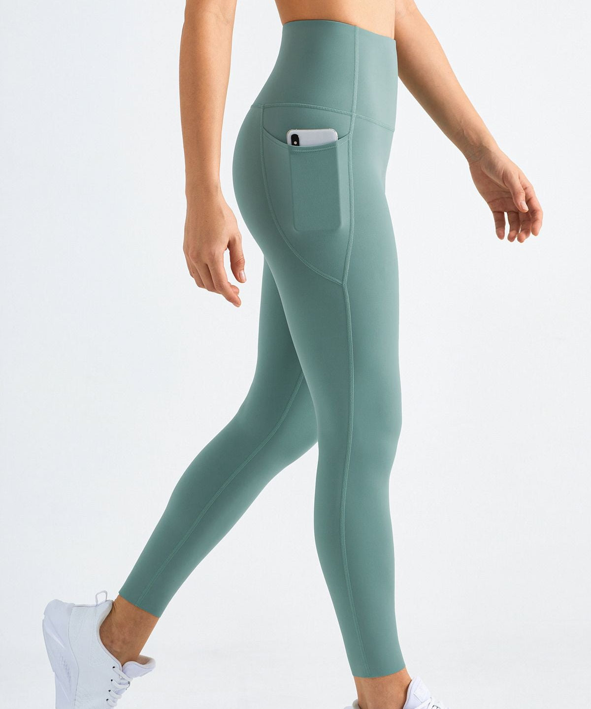 High-Rise Gym Leggings with Pockets by bornfocus