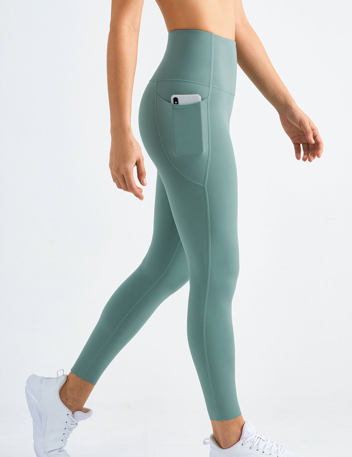 High-Rise Gym Leggings with Pockets by bornfocus