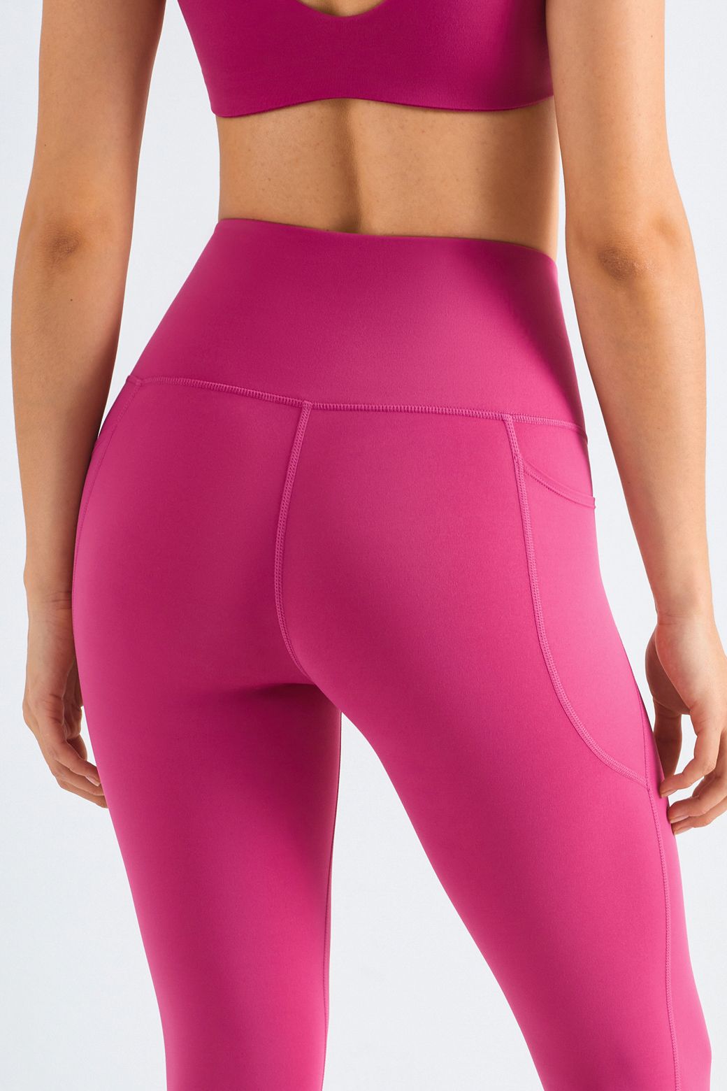 High-Rise Gym Leggings with Pockets by bornfocus