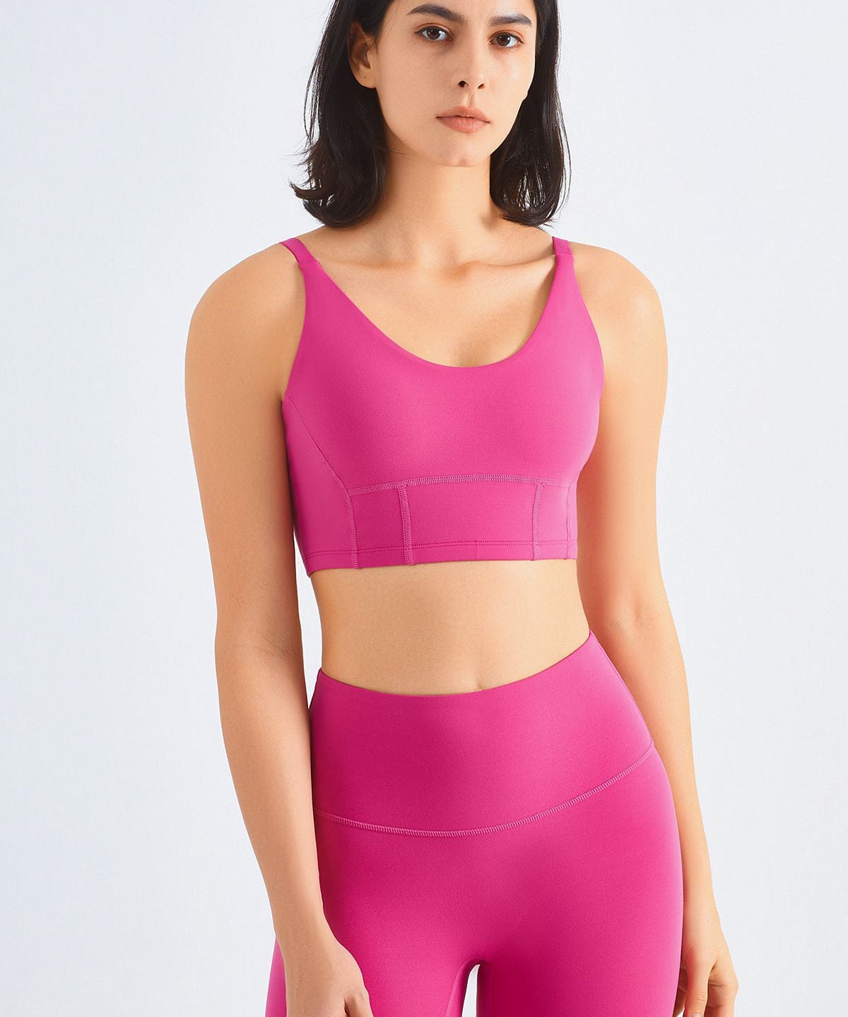 Adjustable Straps Sports Bra by bornfocus