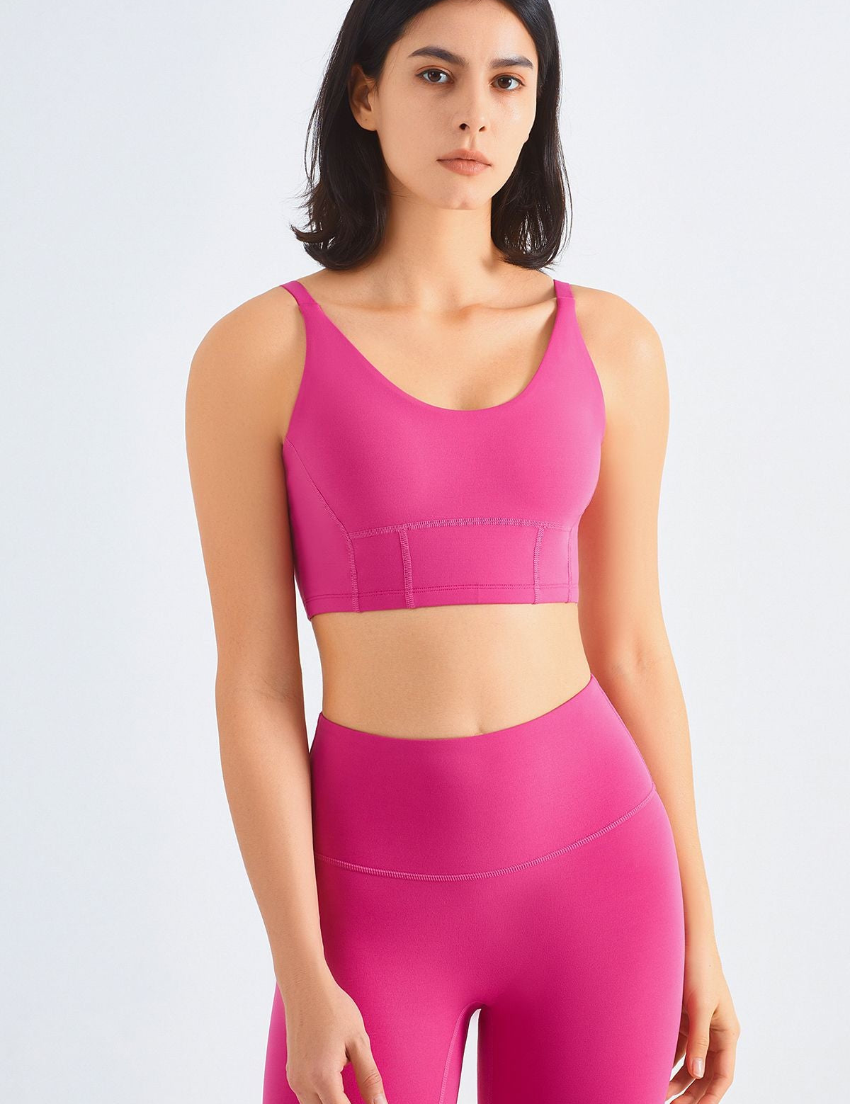 Adjustable Straps Sports Bra by bornfocus