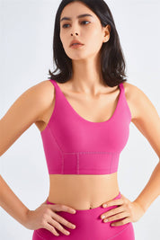 Adjustable Straps Sports Bra by bornfocus