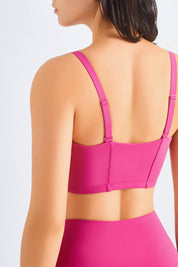 Adjustable Straps Sports Bra by bornfocus