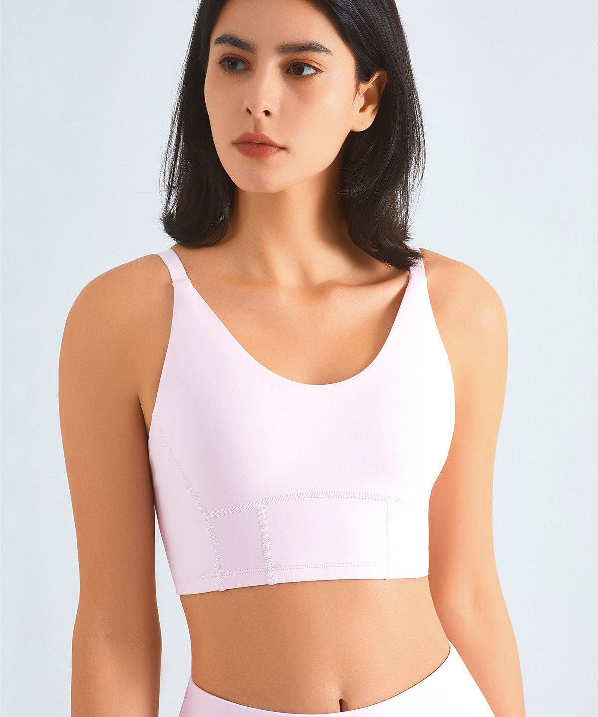 Adjustable Straps Sports Bra by bornfocus