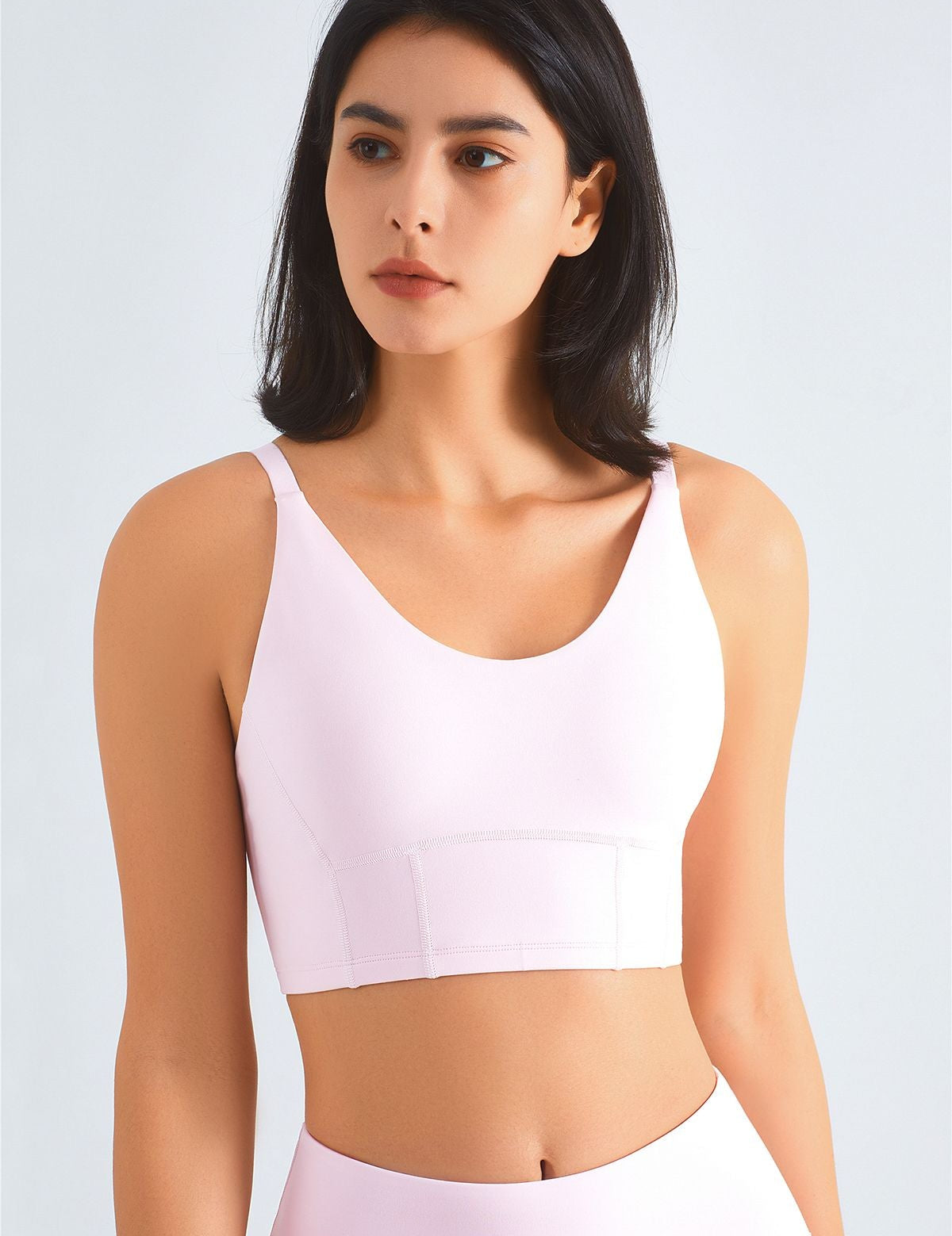 Adjustable Straps Sports Bra by bornfocus