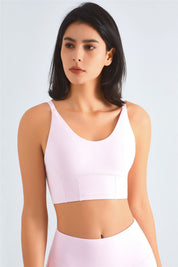 Adjustable Straps Sports Bra by bornfocus