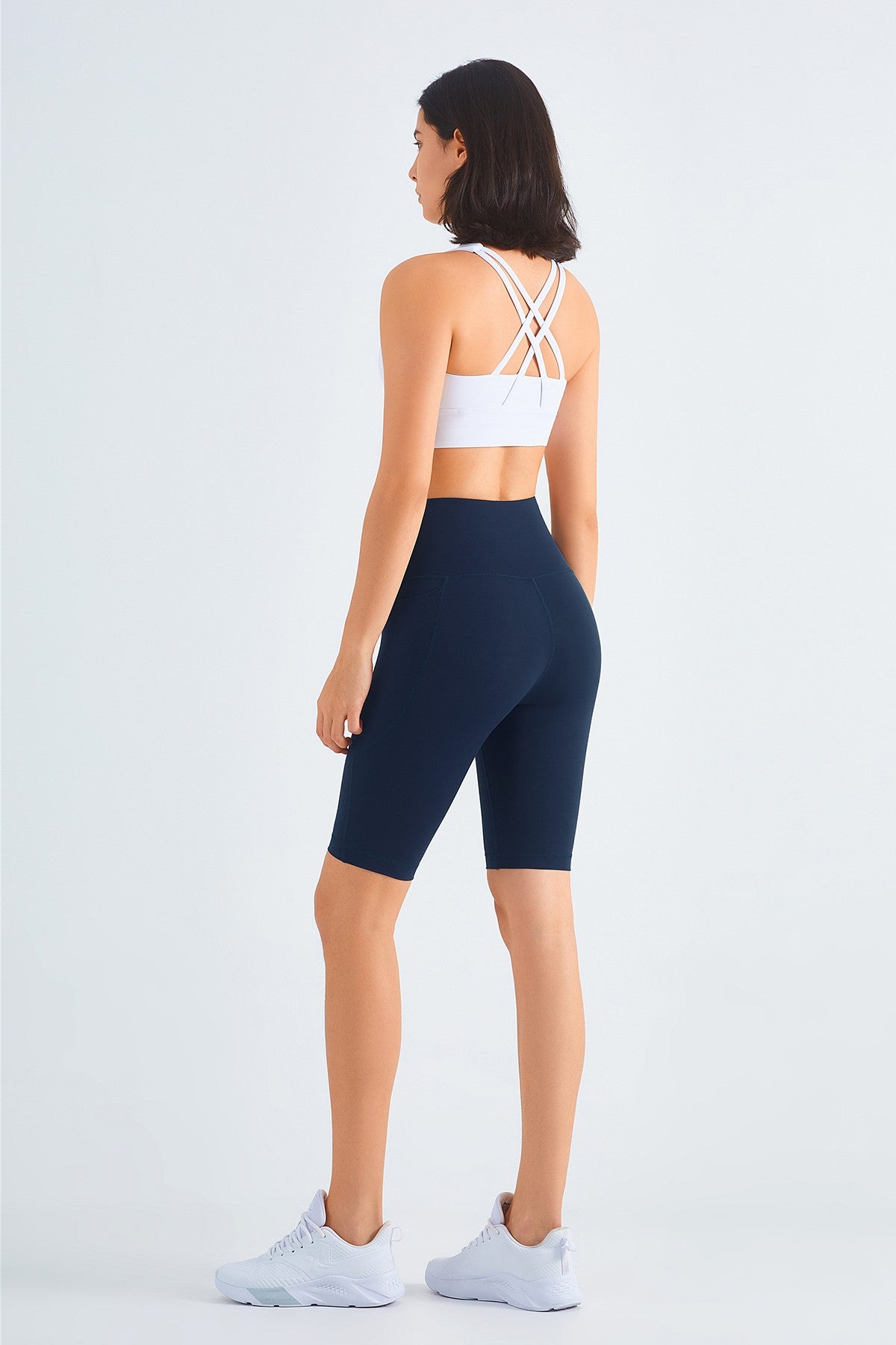 Crisscross Straps Sports Cami Bra by bornfocus