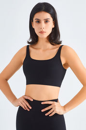 Seamless Ribbed Backless Sports Bra by bornfocus