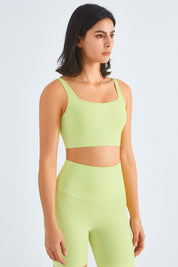 Seamless Ribbed Backless Sports Bra by bornfocus