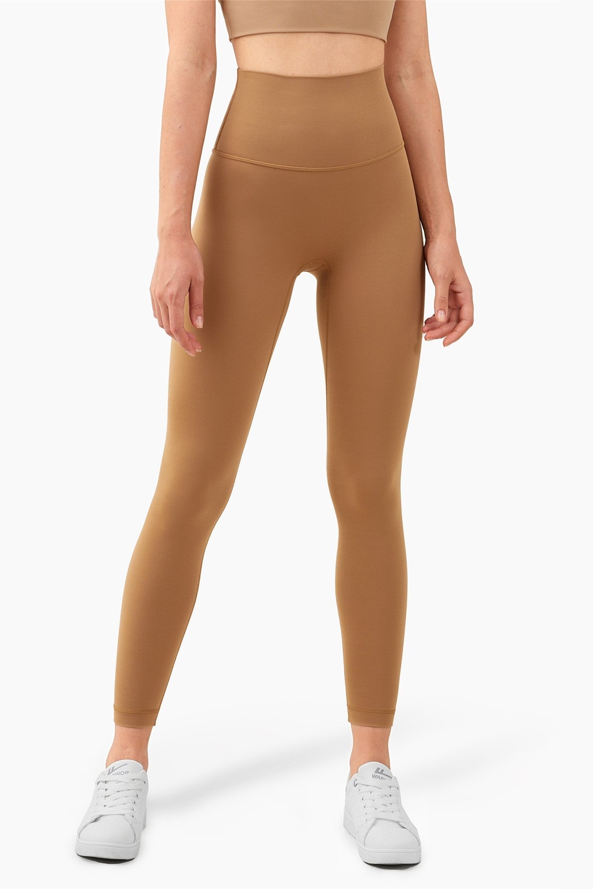 High-Rise No Front Seam Leggings by bornfocus