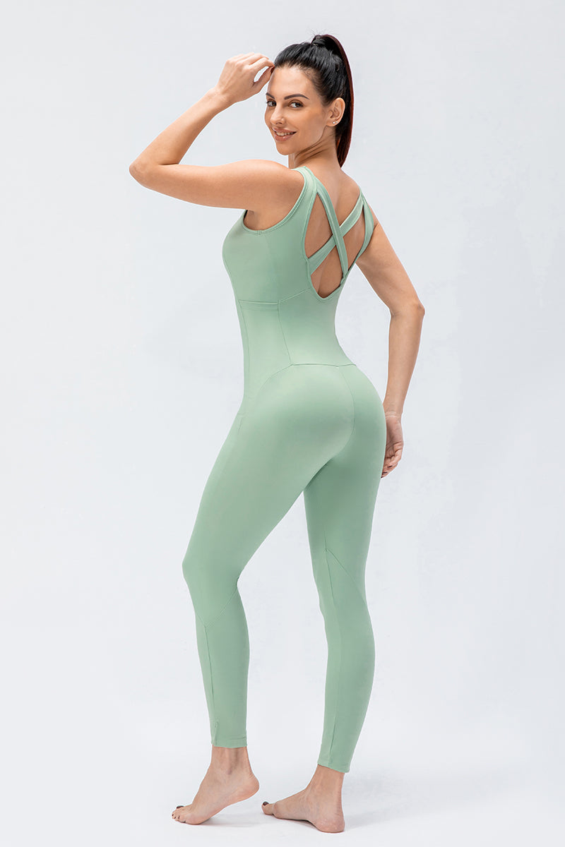 Sleeveless Bodycon Jumpsuit by bornfocus