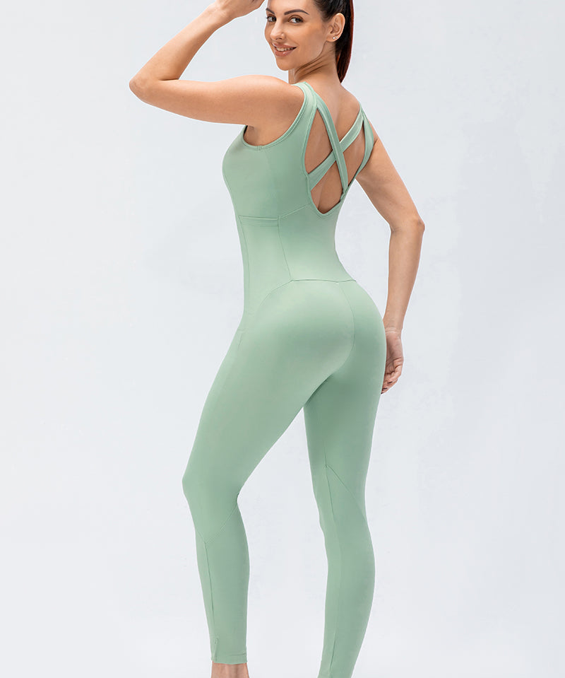 Sleeveless Bodycon Jumpsuit by bornfocus