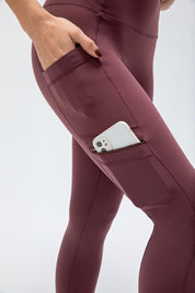 High-Rise Workout Leggings with Multi Pockets by bornfocus