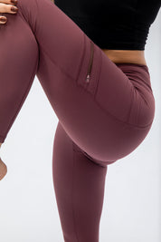 High-Rise Workout Leggings with Multi Pockets by bornfocus