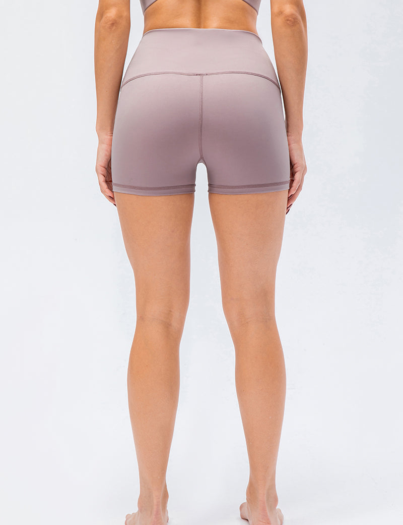 High-Rise Yoga Shorts by bornfocus