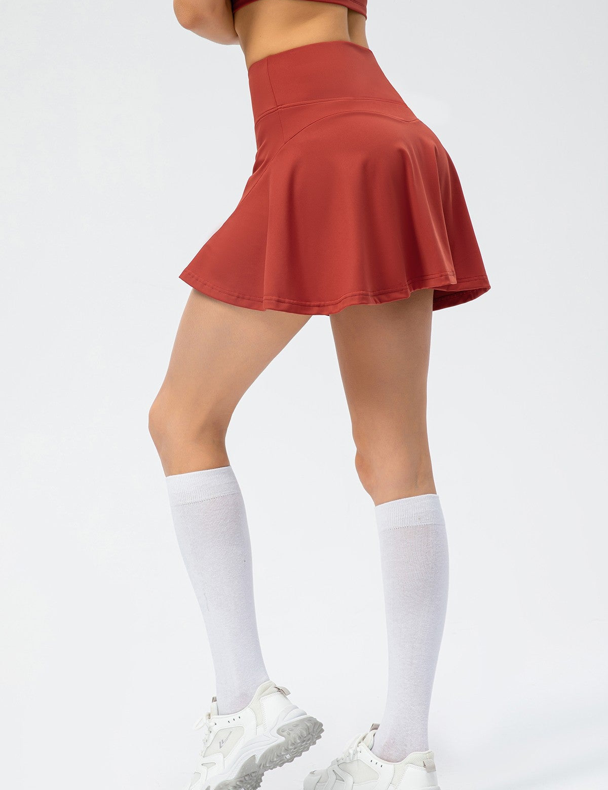 Pleated Tennis Skirts Built-in Short Liner by bornfocus