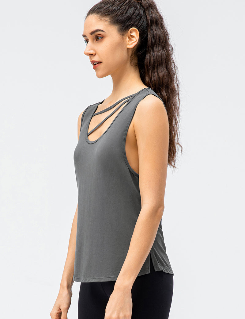 Stylish Sleeveless Tank Tops by bornfocus