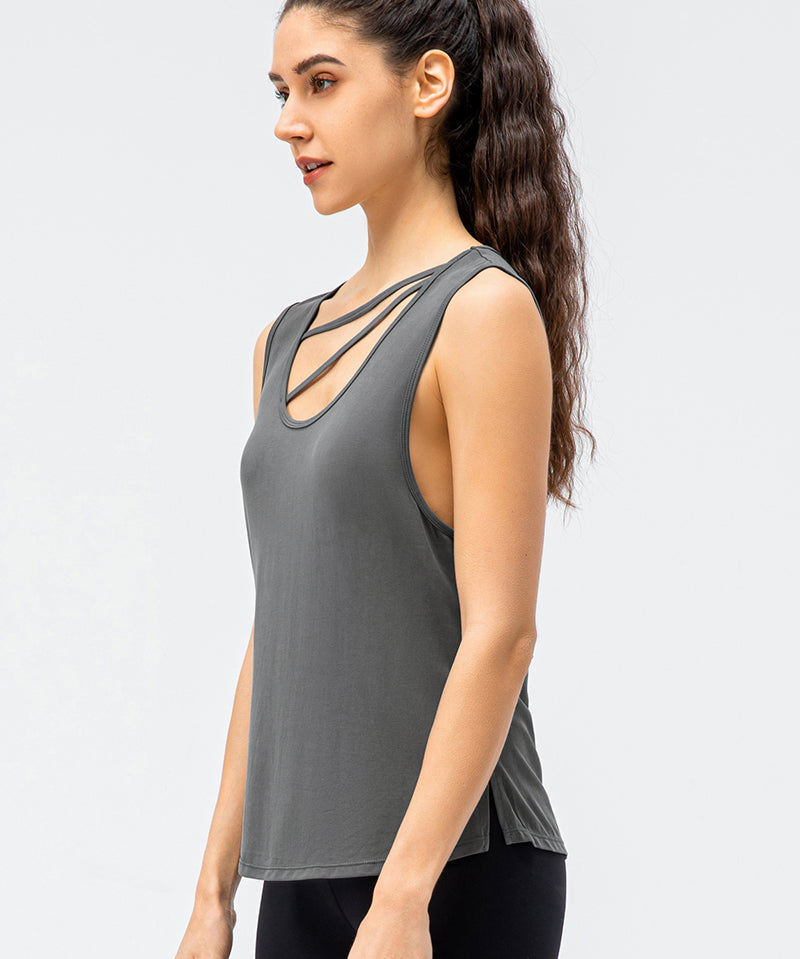 Stylish Sleeveless Tank Tops by bornfocus