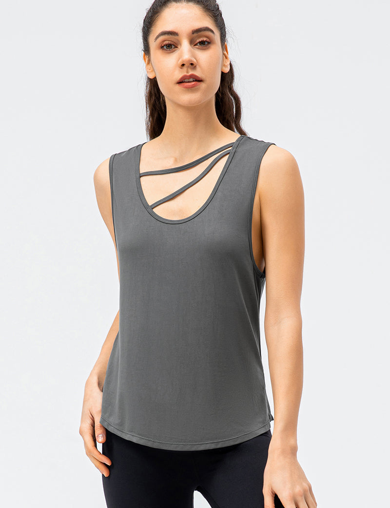 Stylish Sleeveless Tank Tops by bornfocus