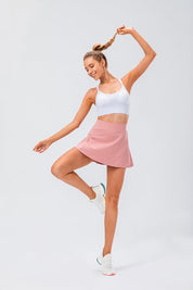 Pleated Tennis Skirt Built-in Short Liner by bornfocus