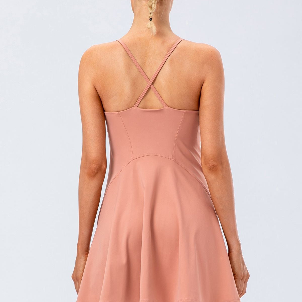Spaghetti Straps Tennis Dress with Built in Shorts by bornfocus