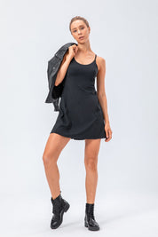 Spaghetti Straps Tennis Dress with Built in Shorts by bornfocus