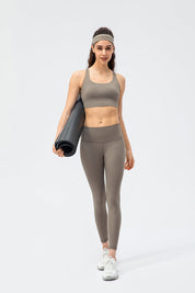 Strappy Back Sports Bra by bornfocus