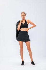 Pleated Tennis Skirt Built-in Short Liner by bornfocus