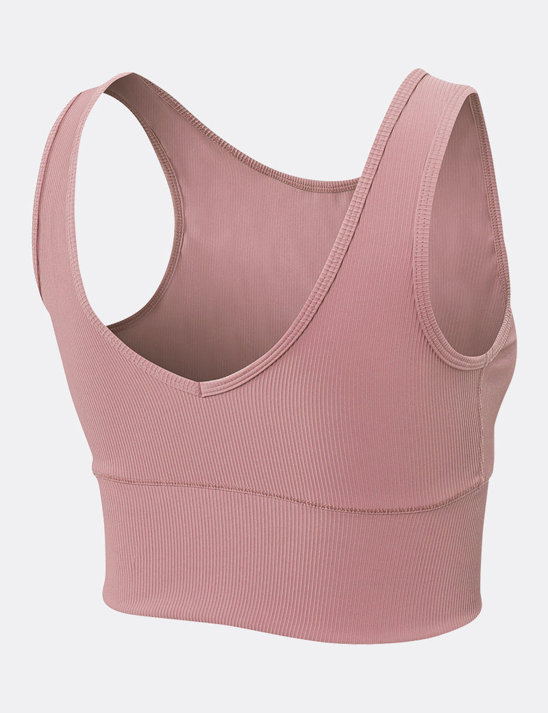 Ribbed Reversible Crop Tank Top by bornfocus