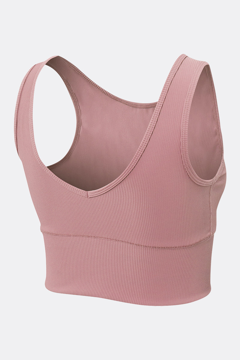 Ribbed Reversible Crop Tank Top by bornfocus