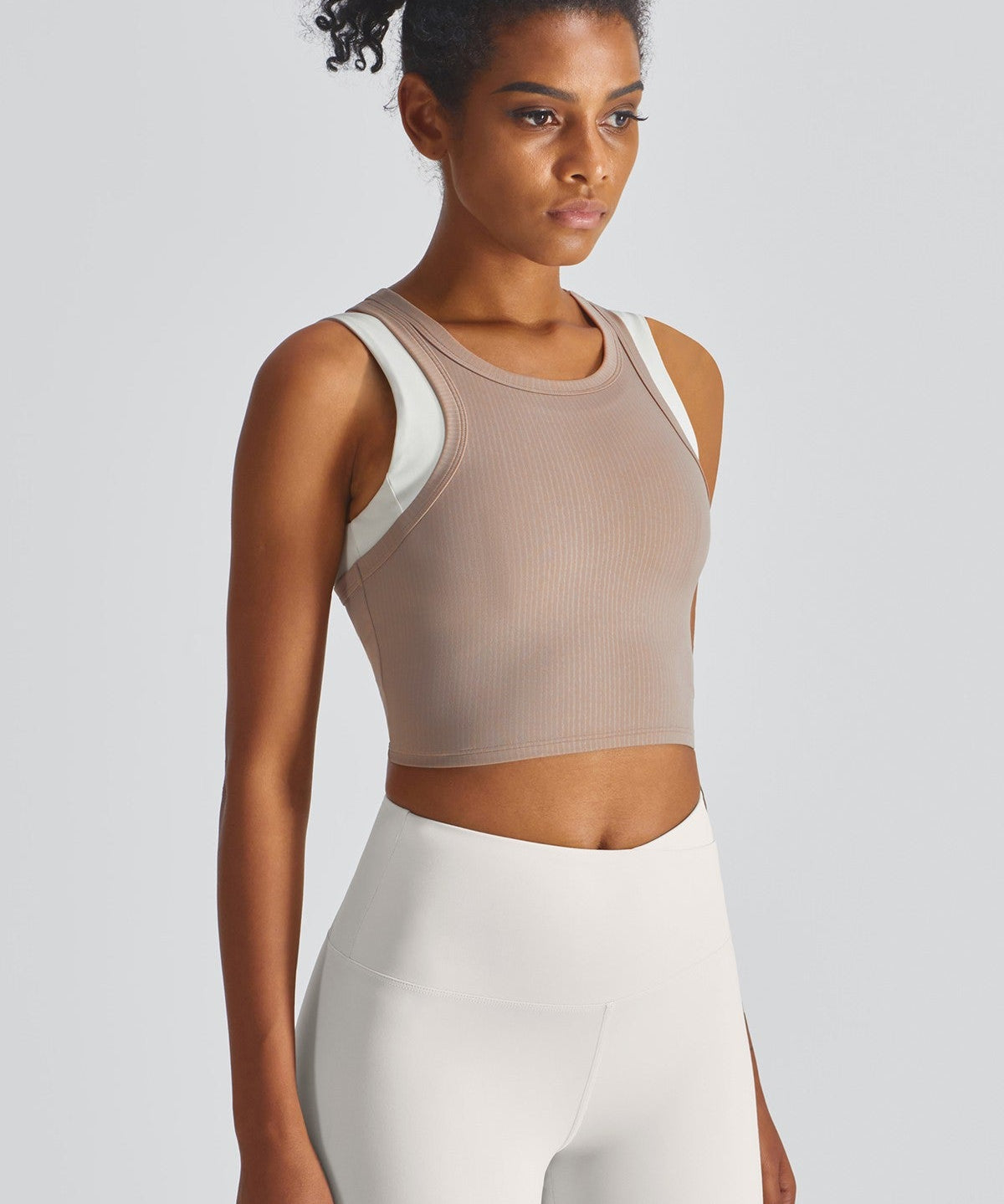 Cropped Racerback Tank Tops by bornfocus