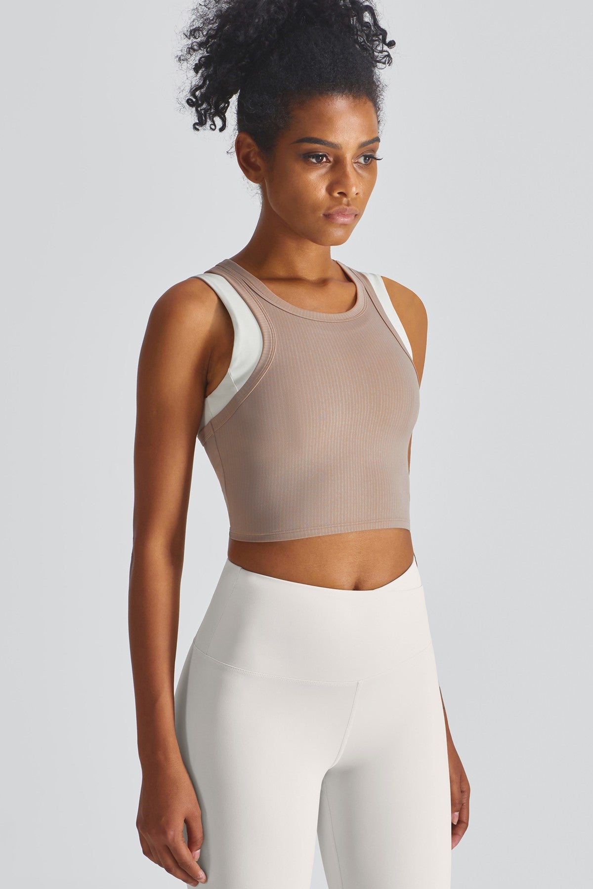 Cropped Racerback Tank Tops by bornfocus