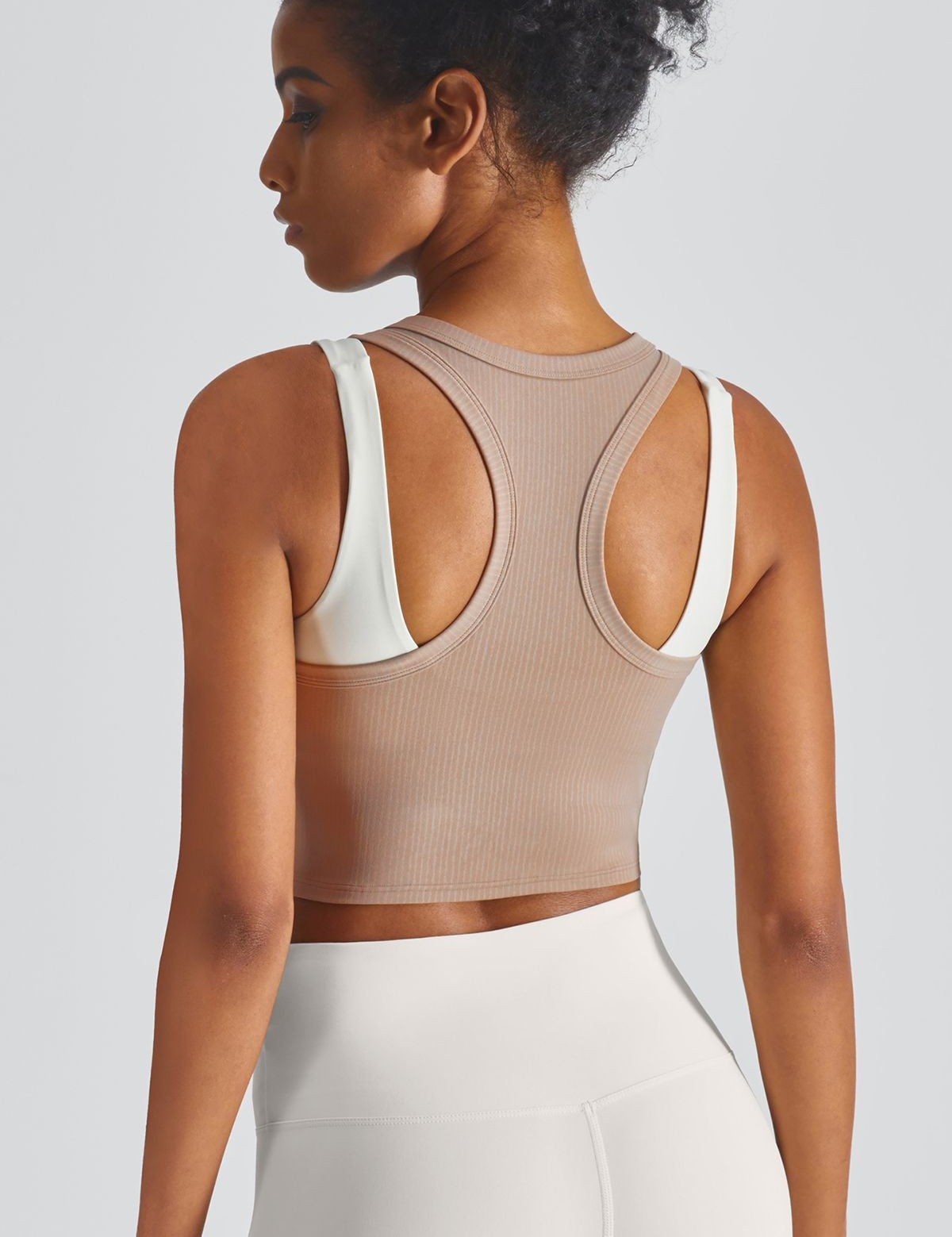 Cropped Racerback Tank Tops by bornfocus