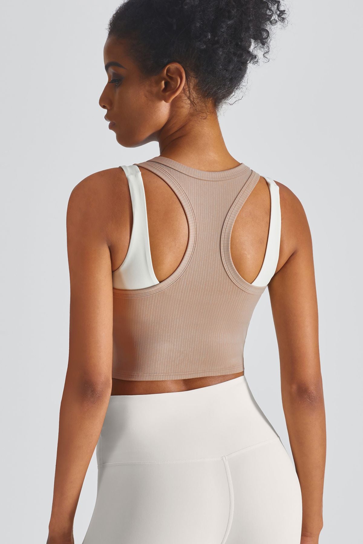 Cropped Racerback Tank Tops by bornfocus