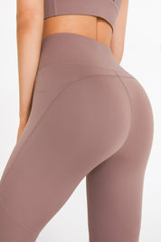 High Waist Workout Leggings with Pockets by bornfocus