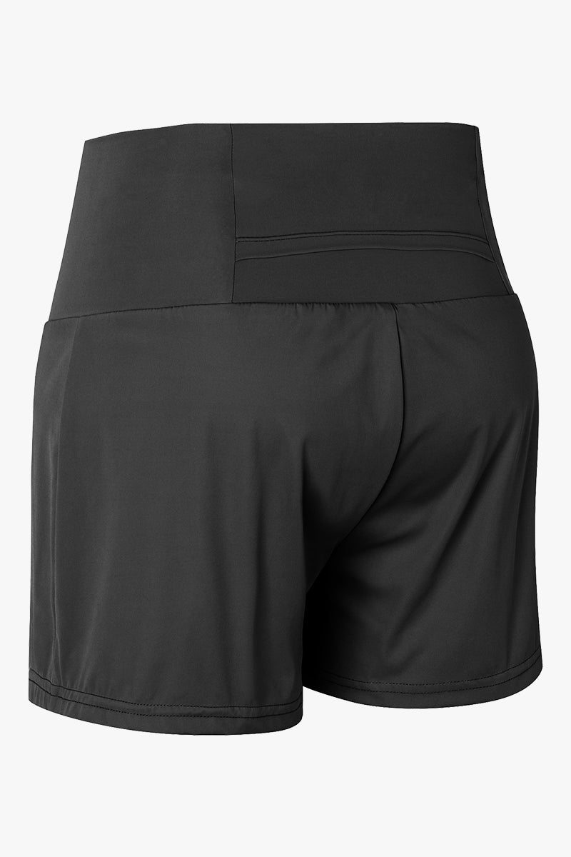 High-Rise Track Running Shorts by bornfocus