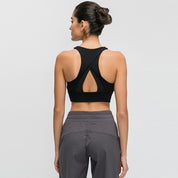 Turtleneck sports bra by bornfocus