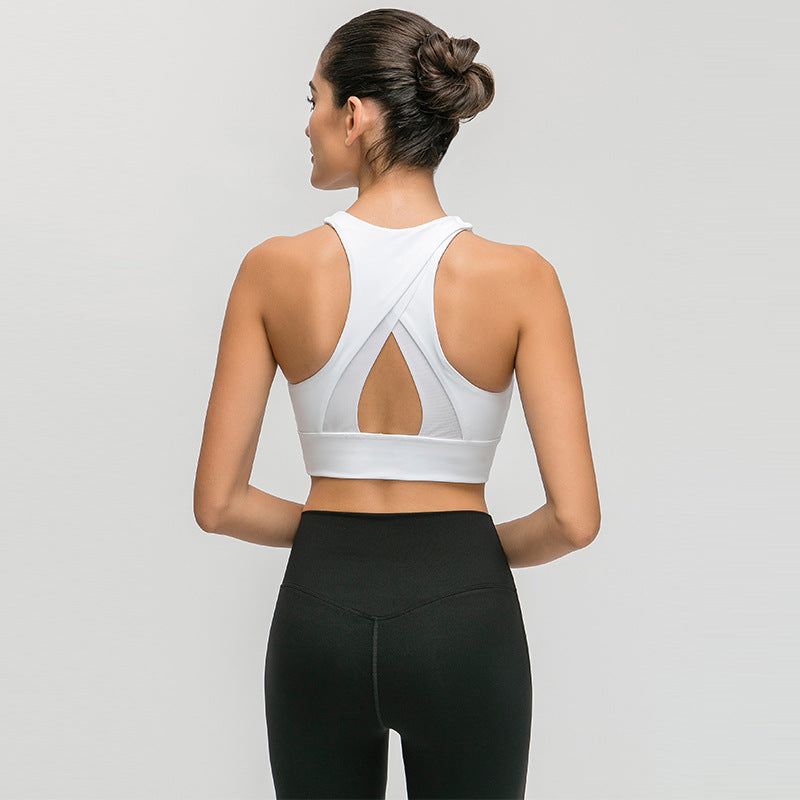 Turtleneck sports bra by bornfocus