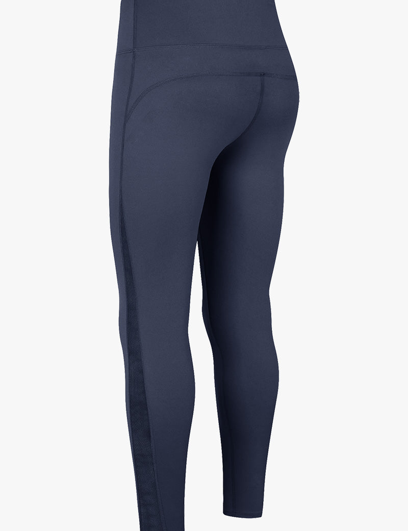 High Waist Workout Leggings with Mesh Inserts by bornfocus